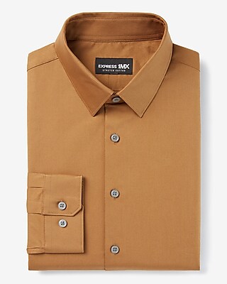 Mustang Men/'s Business Shirt in Brown
